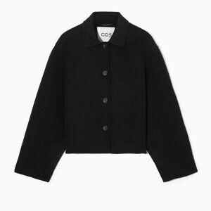 Boxy Double-faced Wool Jacket